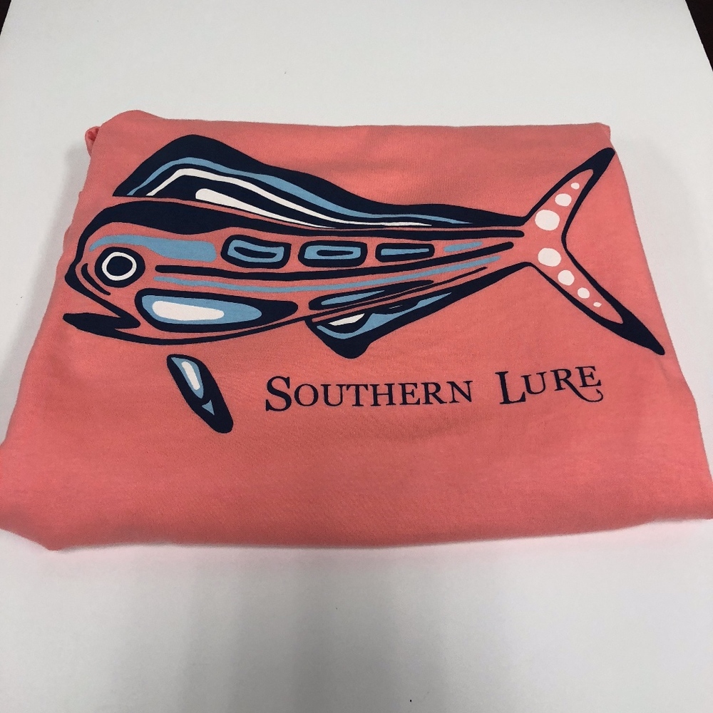 Melon Tee Shirt Preppy Mahi Vine Marsh Tide NWT